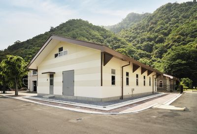 鏡岩水源地　紫外線照射装置建屋